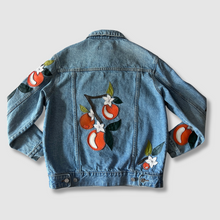 Load image into Gallery viewer, denim 'freshly squeezed' jacket