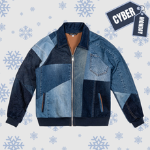Load image into Gallery viewer, CYBER MONDAY - denim bomber jacket (LIMITED IN-STOCK)