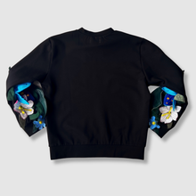 Load image into Gallery viewer, 'blooms in blue' crewneck sweatshirt