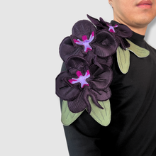 Load image into Gallery viewer, 'aubergine orchids' crewneck sweatshirt