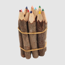 Load image into Gallery viewer, teak-wood colored pencils (set of 10) 3.5"