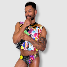 Load image into Gallery viewer, XSMALL - the 'mixed print' swim brief
