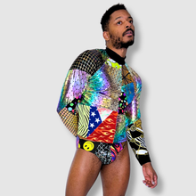 Load image into Gallery viewer, XSMALL - the 'mixed print' swim brief
