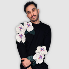 Load image into Gallery viewer, 'nightbloom orchids' crewneck sweatshirt