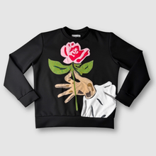 Load image into Gallery viewer, 'bloom in hand' crewneck sweatshirt