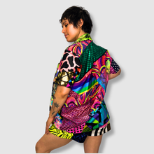 Load image into Gallery viewer, XLARGE - the 'mixed print' short sleeve button-down