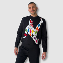 Load image into Gallery viewer, 'dancing harlequin' crewneck sweatshirt