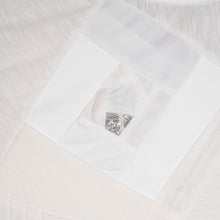Load image into Gallery viewer, XLARGE - white 'all-over reroll' cropped tank top