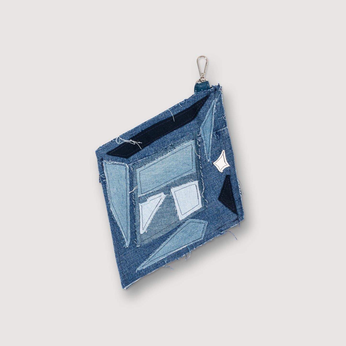 the denim diamond pouch