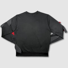 Load image into Gallery viewer, black 'song bird' crewneck sweatshirt
