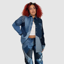 Load image into Gallery viewer, denim long sleeve shirt