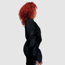 Load image into Gallery viewer, black 'song bird' crewneck sweatshirt