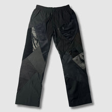 Load image into Gallery viewer, black woven joggers