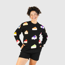 Load image into Gallery viewer, SMALL - the 'late nite cheesecake' crewneck sweatshirt: FINAL STOCK