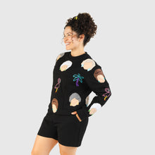 Load image into Gallery viewer, SMALL - the 'miami icons' crewneck sweatshirt: FINAL STOCK