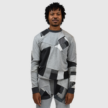Load image into Gallery viewer, grey sweatshirt made by zero waste Daniel an environmentally conscious clothing brand