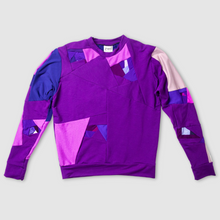 Load image into Gallery viewer, purple 'all-over reroll' sweatshirt
