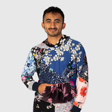 Load image into Gallery viewer, mixed floral &#39;all-over reroll&#39; hoodie
