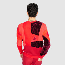 Load image into Gallery viewer, red 'all-over reroll' sweatshirt