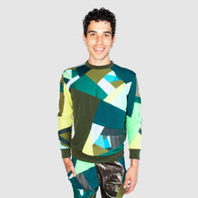Load image into Gallery viewer, green 'all-over reroll' sweatshirt