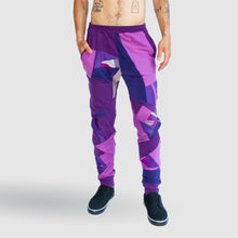 Load image into Gallery viewer, purple 'all-over reroll' jogger