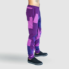 Load image into Gallery viewer, purple 'all-over reroll' jogger