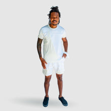 Load image into Gallery viewer, white summer set made by zero waste daniel a sustainable fashion brand in ny