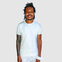 Load image into Gallery viewer, XLARGE - white 'all-over reroll' short sleeve tee shirt