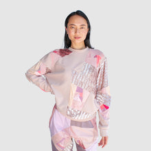 Load image into Gallery viewer, pink 'all-over reroll' sweatshirt