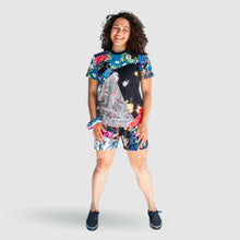 Load image into Gallery viewer, environmentally friendly floral sweatsuit made in ny
