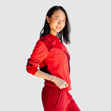 Load image into Gallery viewer, red 'all-over reroll' sweatshirt