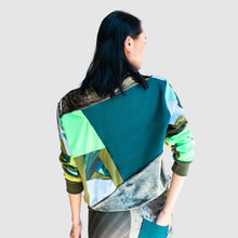 Load image into Gallery viewer, green 'all-over reroll' sweatshirt