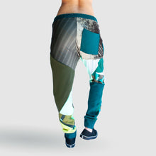 Load image into Gallery viewer, green 'all-over reroll' jogger