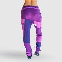 Load image into Gallery viewer, purple 'all-over reroll' jogger