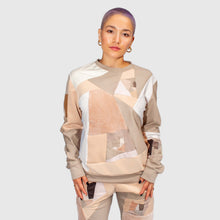 Load image into Gallery viewer, Khaki 'all-over reroll' sweatshirt