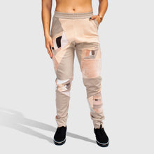 Load image into Gallery viewer, Khaki 'all-over reroll' jogger