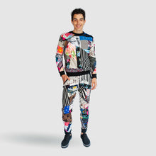 Load image into Gallery viewer, mixed print 'all-over reroll' bundle (sweatshirt + jogger)