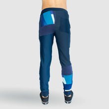 Load image into Gallery viewer, blue 'all-over reroll' jogger