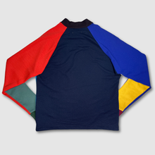 Load image into Gallery viewer, in-stock holiday - SIZE: S - primary colors &#39;color block&#39; sweatshirt
