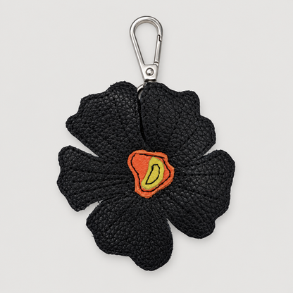 the leather poppy bag charm 1-of-70