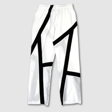 Load image into Gallery viewer, in-stock holiday - SIZE: M/L - white + black stripes pants
