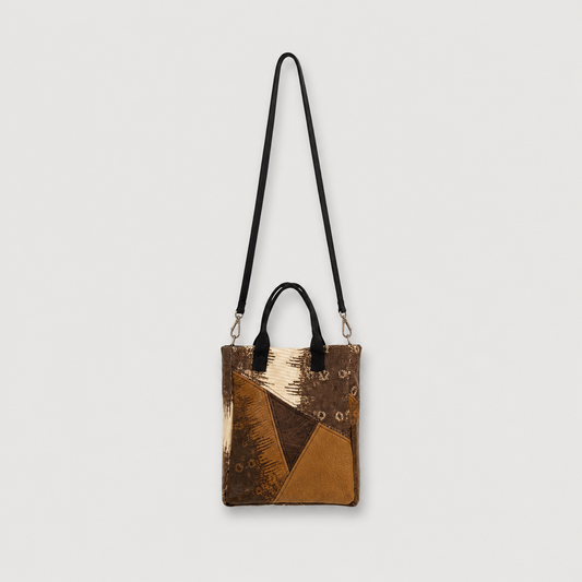 the brown leather 'cutie' bag