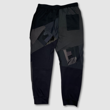 Load image into Gallery viewer, in-stock holiday - SIZE: 3XL - black &#39;all-over reroll&#39; jogger
