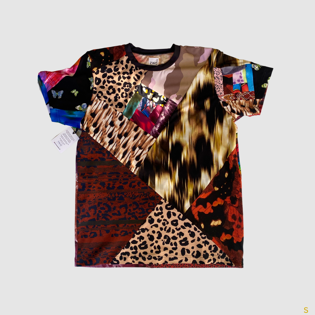 small mixed print tee - IN STOCK