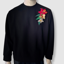 Load image into Gallery viewer, &#39;holiday blooms&#39; leather brooch
