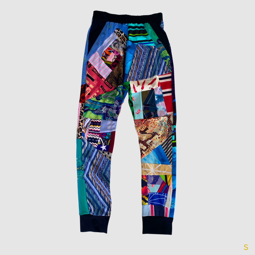 small mixed print joggers - IN STOCK