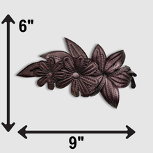 Load image into Gallery viewer, &#39;metallic blooms&#39; leather brooch (copper)
