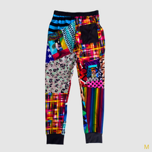 Load image into Gallery viewer, medium mixed print joggers - IN STOCK
