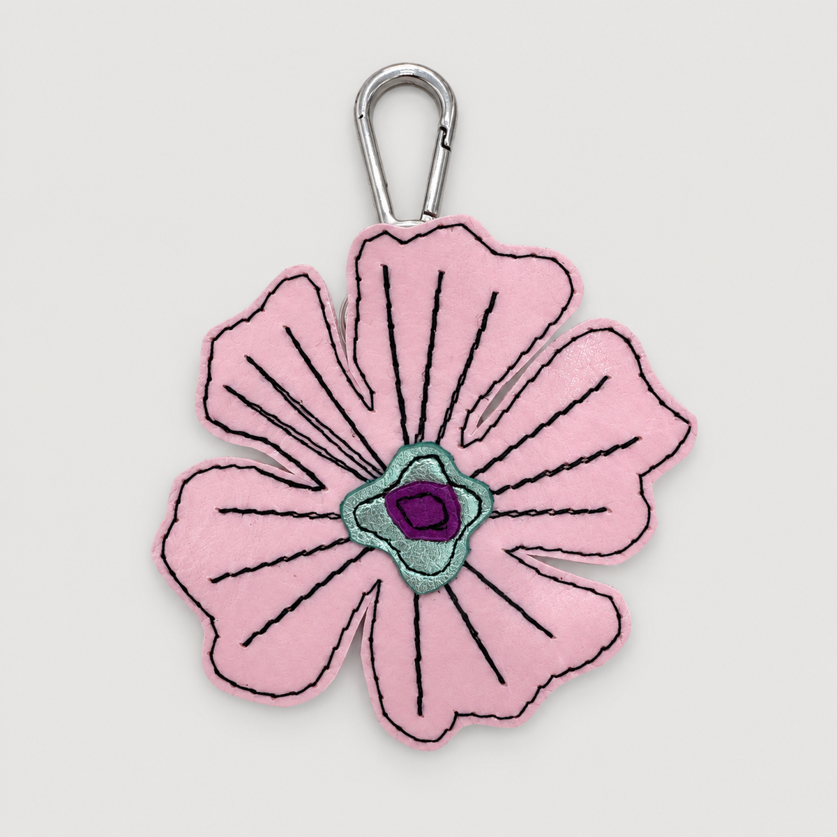 the leather poppy bag charm 46-of-70