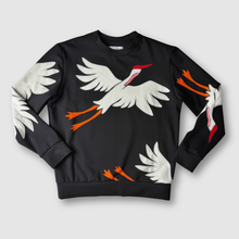 Load image into Gallery viewer, &#39;swooping cranes&#39; crewneck sweatshirt
